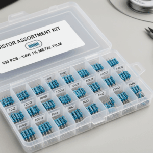 600pcs Resistor Assortment Kit (1/4W)